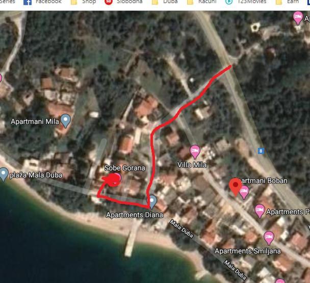 Sobe Gorana Hotel Živogošće Eksteriør billede